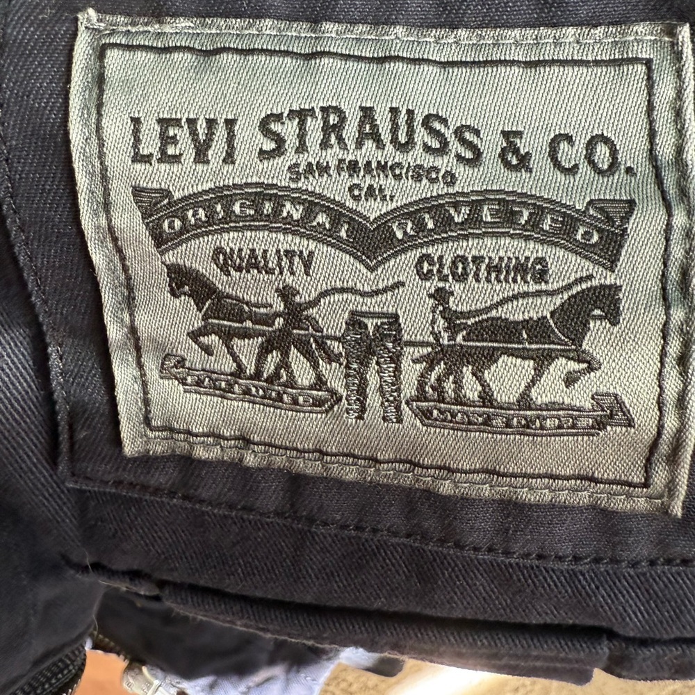 Levi's‎ Black Denim Jacket with Iconic Patch NWT - image 5